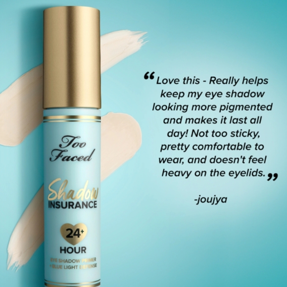 TOO FACED SHADOW INSURANCE PRIMER + BLUE 💙 LIGHT DEFENSE FULL SIZE 0.20 FL OZ - Picture 5 of 7
